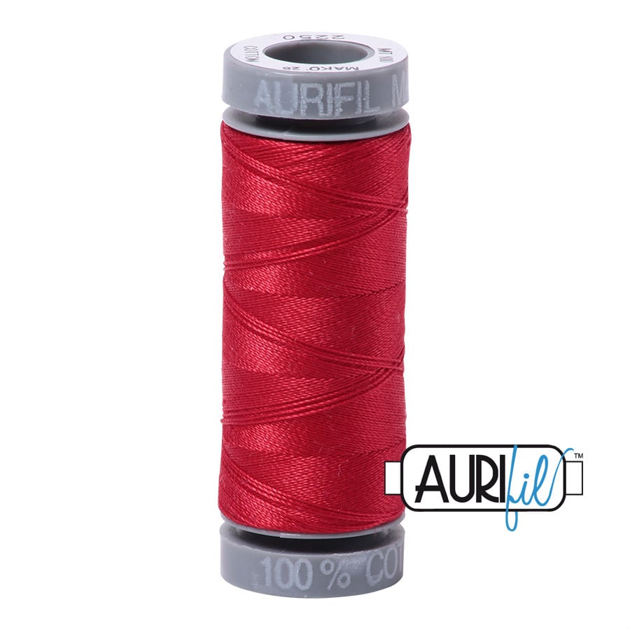 Aurifil Cotton 28wt, 2250 Red