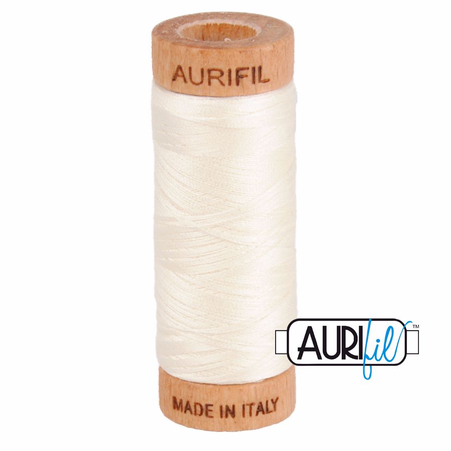 Aurifil Cotton 80wt, 2026 Chalk