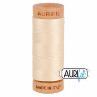 Aurifil Cotton 80wt, 2310 Light Beige