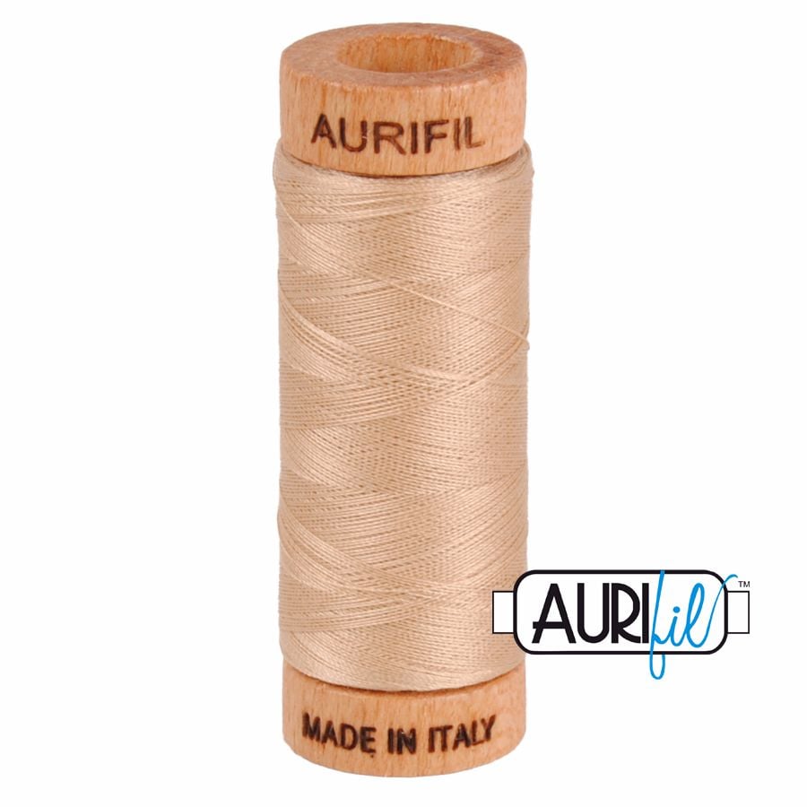 Aurifil Cotton 80wt, 2314 Beige