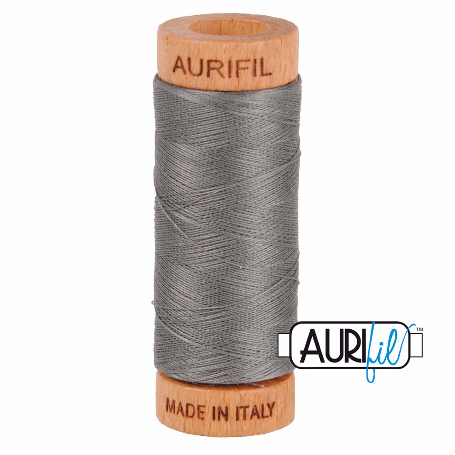 Aurifil Cotton 80wt - 5004 Grey Smoke - 274 metres