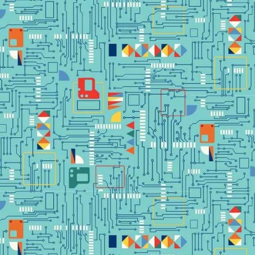 Makower - The Henley Studio - Galaxy - Galaxy Circuit - 1756