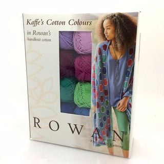 Diagonal Bubbles Wrap Knitting Kit - Kaffe Fassett Colours - Handknit Cotton