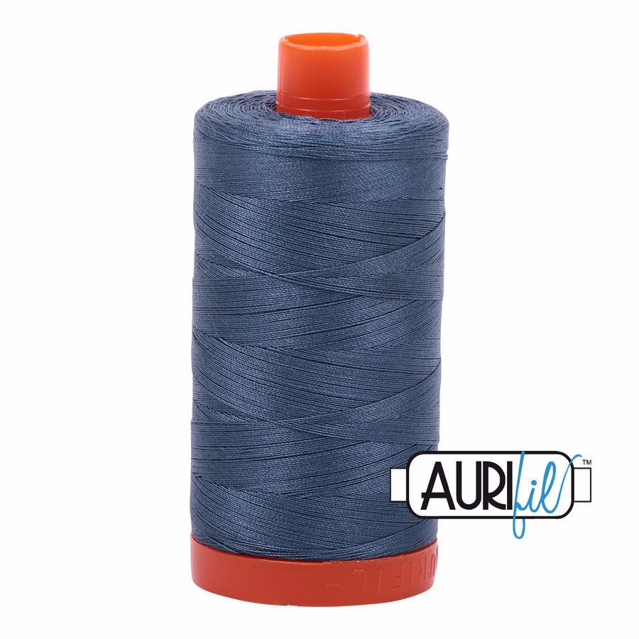 Aurifil Cotton 50wt, 1310 Medium Blue Grey