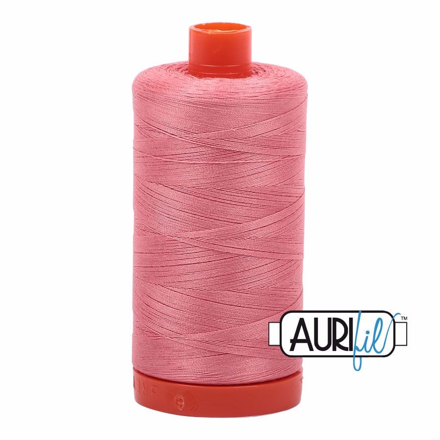 Aurifil Cotton 50wt, 2435 Peachy Pink