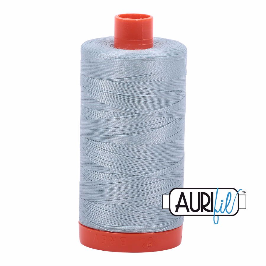 Aurifil Cotton 50wt, 2847 Bright Grey Blue