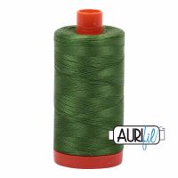 Aurifil Cotton 50wt, 5018 Dark Grass Green
