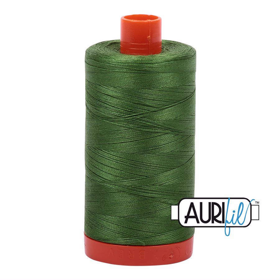 Aurifil Cotton 50wt - 5018 Dark Grass Green - 1300 metres
