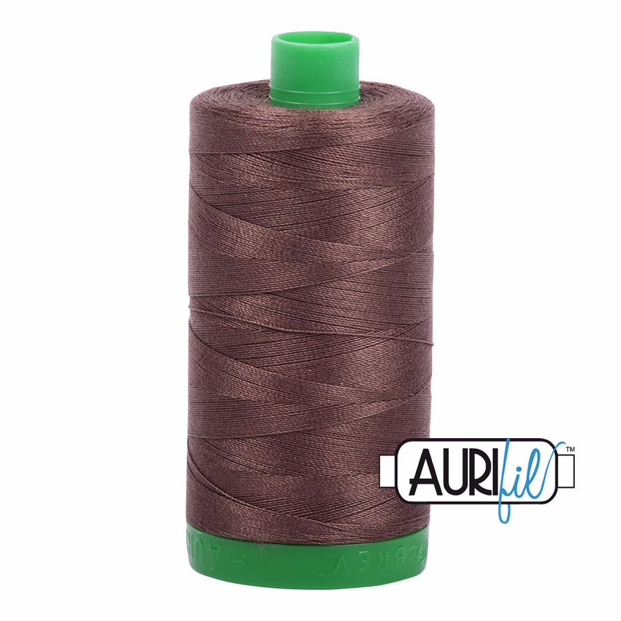 Aurifil Cotton 40wt, 1140 Bark