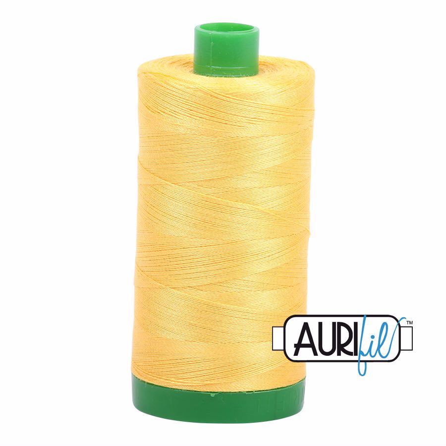 Aurifil Cotton 40wt - 1135 Pale Yellow - 1000 metres