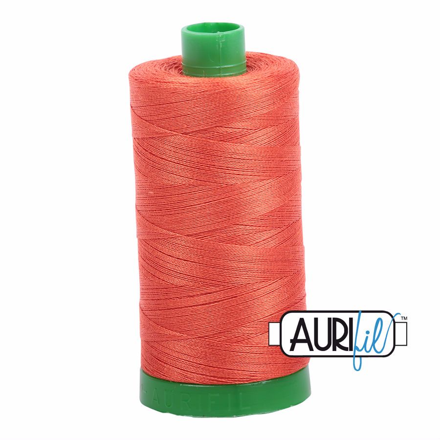 Aurifil Cotton 40wt - 1154 Dusty Orange - 1000 metres