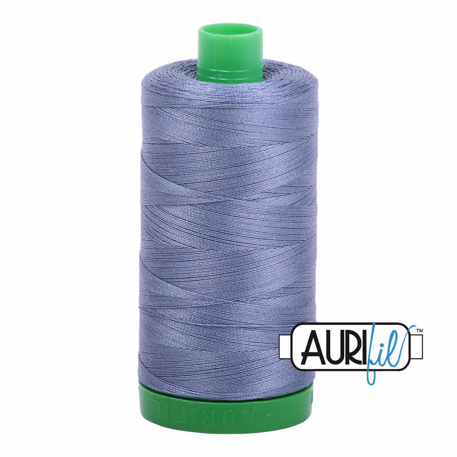 Aurifil Cotton 40wt, 1248 Dark Grey Blue