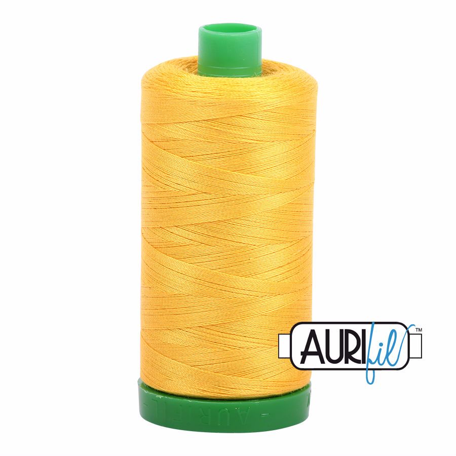 Aurifil Cotton 40wt - 2135 Yellow - 1000 metres