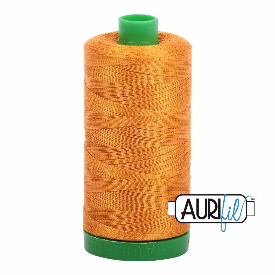 Aurifil Cotton 40wt, 2145 Yellow Orange