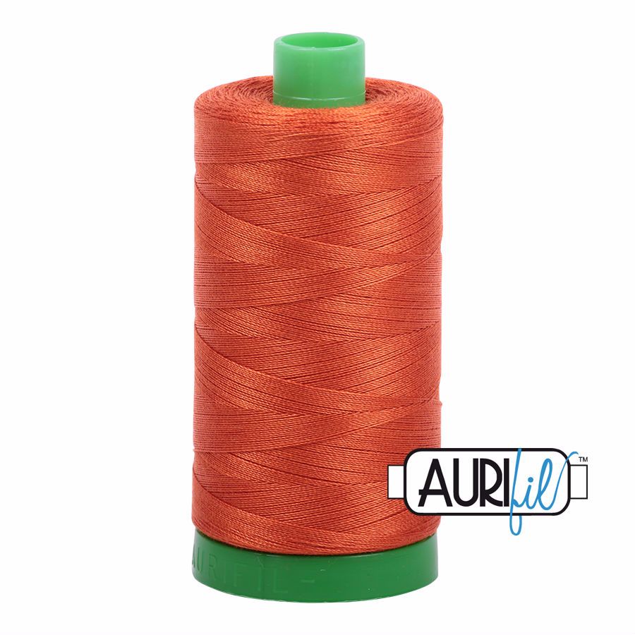 Aurifil Cotton 40wt, 2240 Rusty Orange