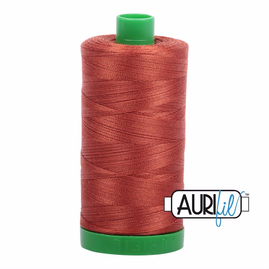 Aurifil Cotton 40wt, 2350 Copper