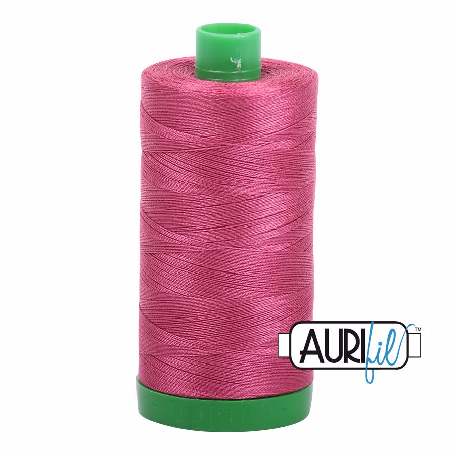 Aurifil Cotton 40wt, 2455 Medium Carmine Red