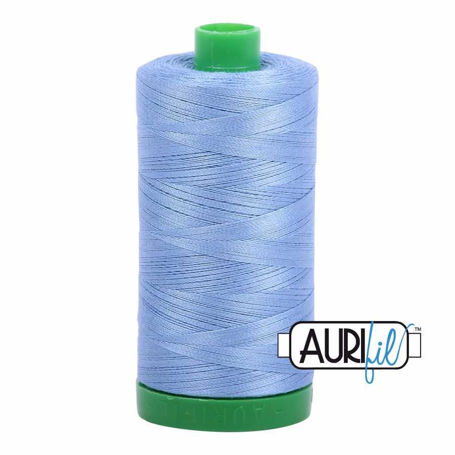 Aurifil Cotton 40wt, 2720 Light Delft Blue