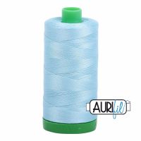 Aurifil Cotton 40wt, 2805 Light Grey Turquoise