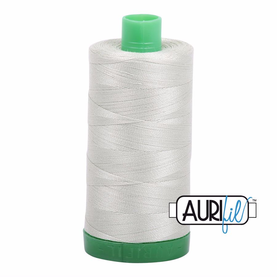Aurifil Cotton 40wt, 2843 Light Grey Green