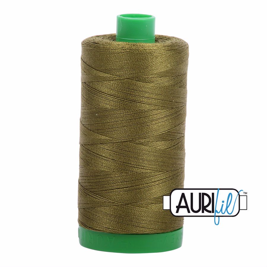 Aurifil Cotton 40wt, 2887 Very Dark Olive