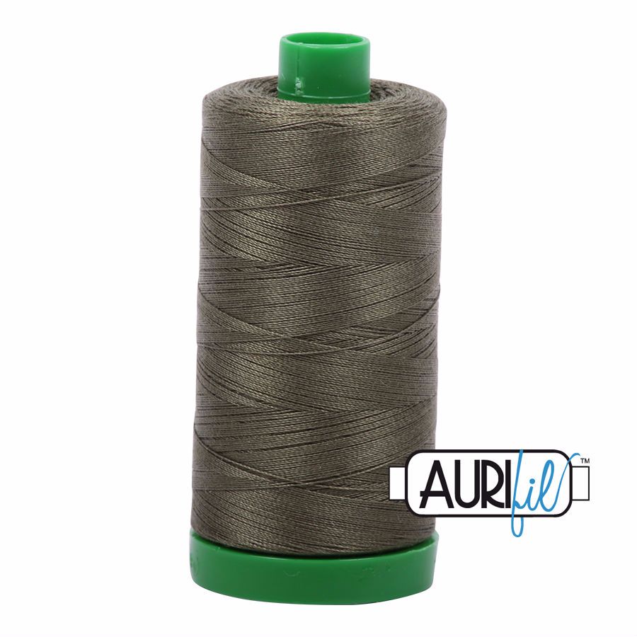 Aurifil Cotton 40wt, 2905 Army Green