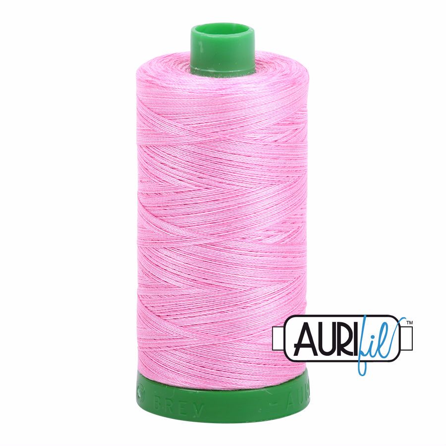 Aurifil Cotton 40wt, 3660 Bubblegum