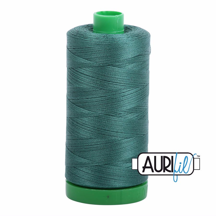 Aurifil Cotton 40wt, 4129 Turf Green