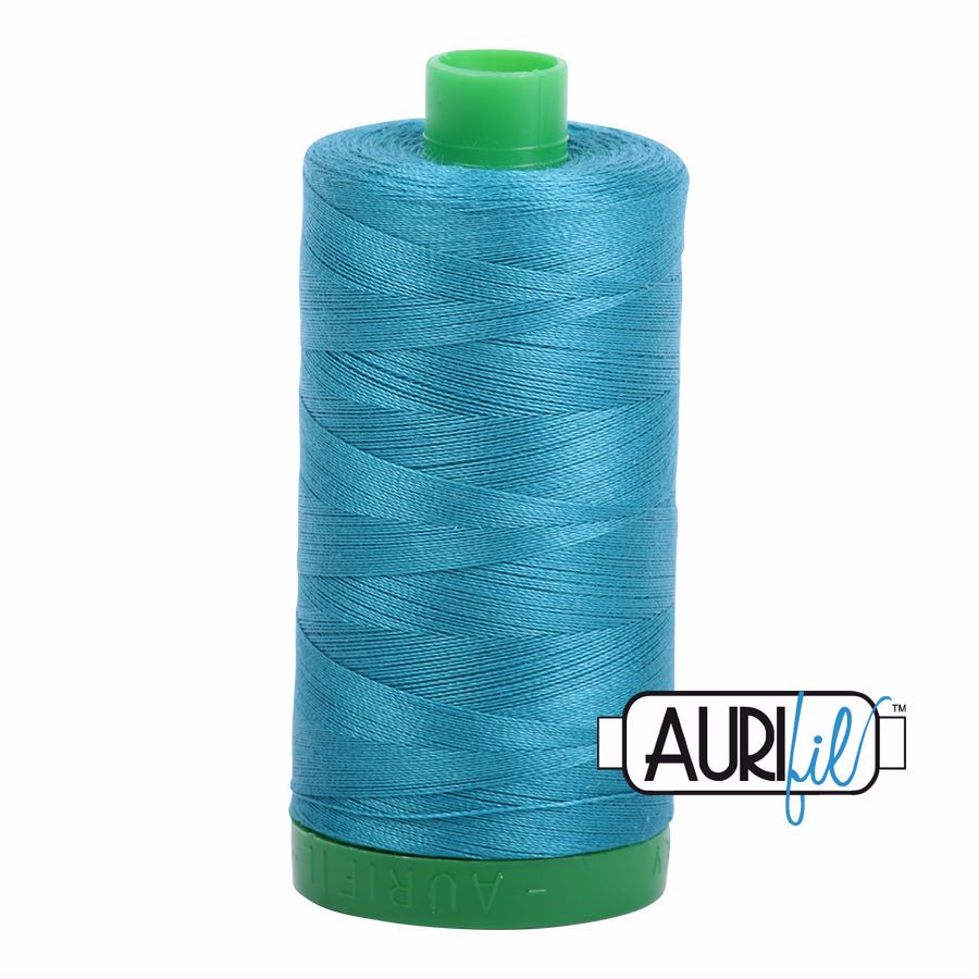 Aurifil Cotton 40wt, 4182 Dark Turquoise