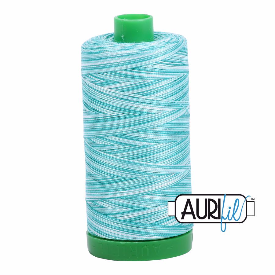 Aurifil Cotton 40wt, 4654 Turquoise Foam