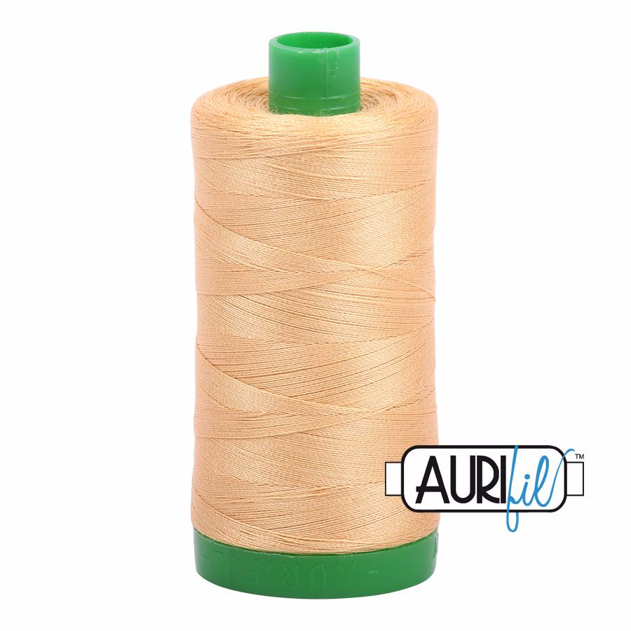 Aurifil Cotton 40wt, 5001 Ocher Yellow