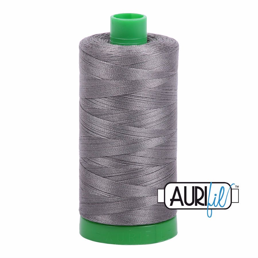 Aurifil Cotton 40wt, 5004 Grey Smoke