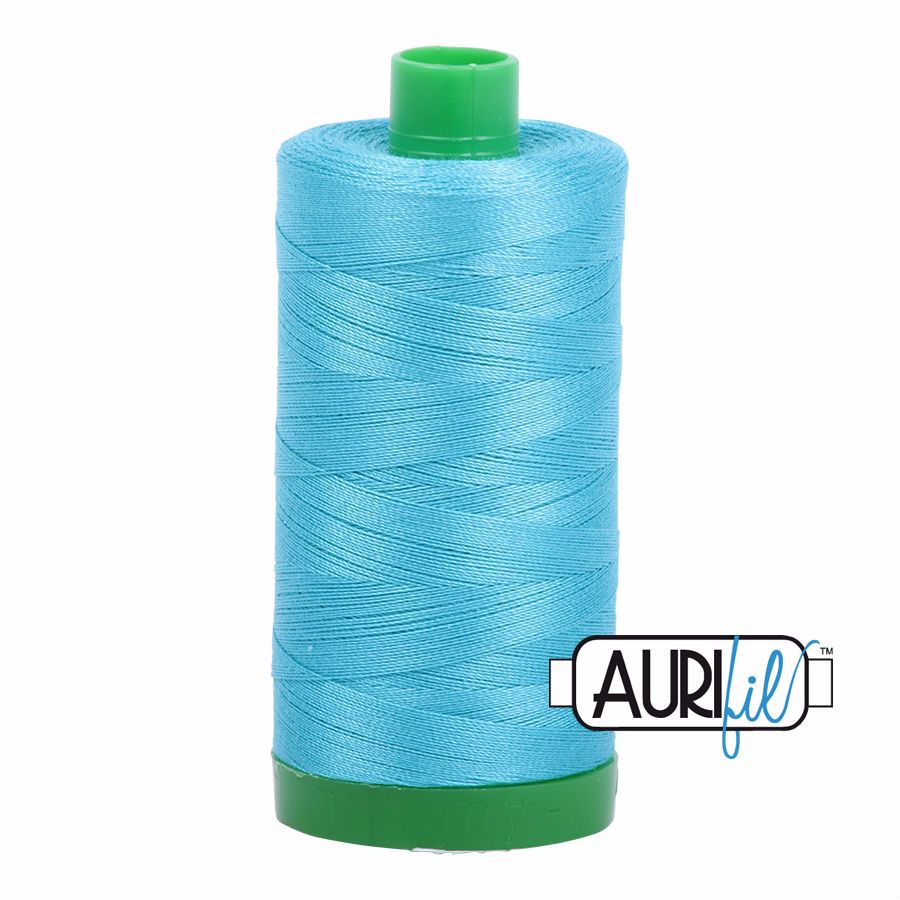 Aurifil Cotton 40wt, 5005 Bright Turquoise