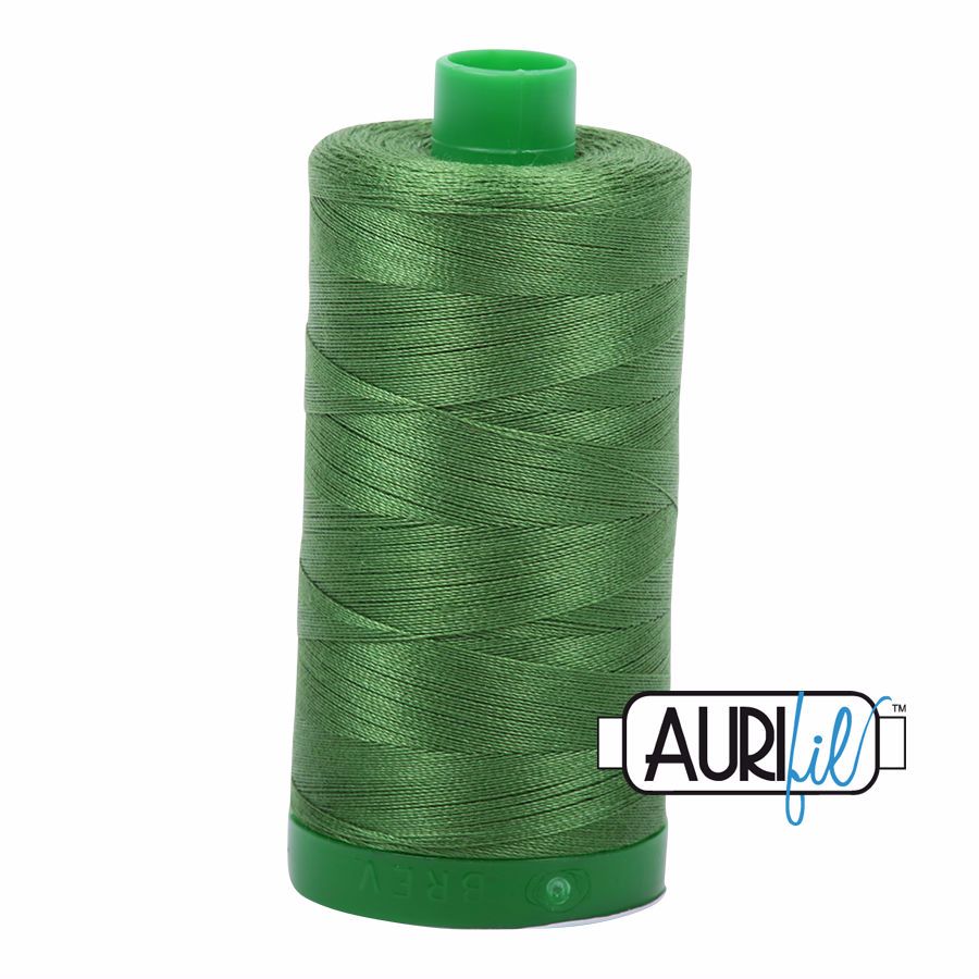 Aurifil Cotton 40wt, 5018 Dark Grass Green 