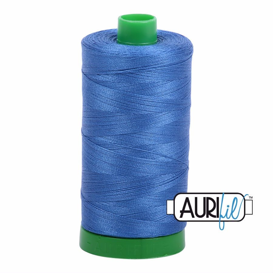Aurifil Cotton 40wt, 6738 Peacock Blue