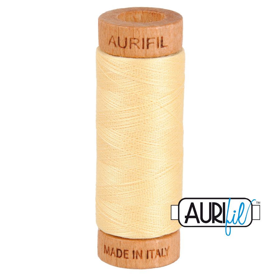 Aurifil Cotton 80wt, 2105 Champagne
