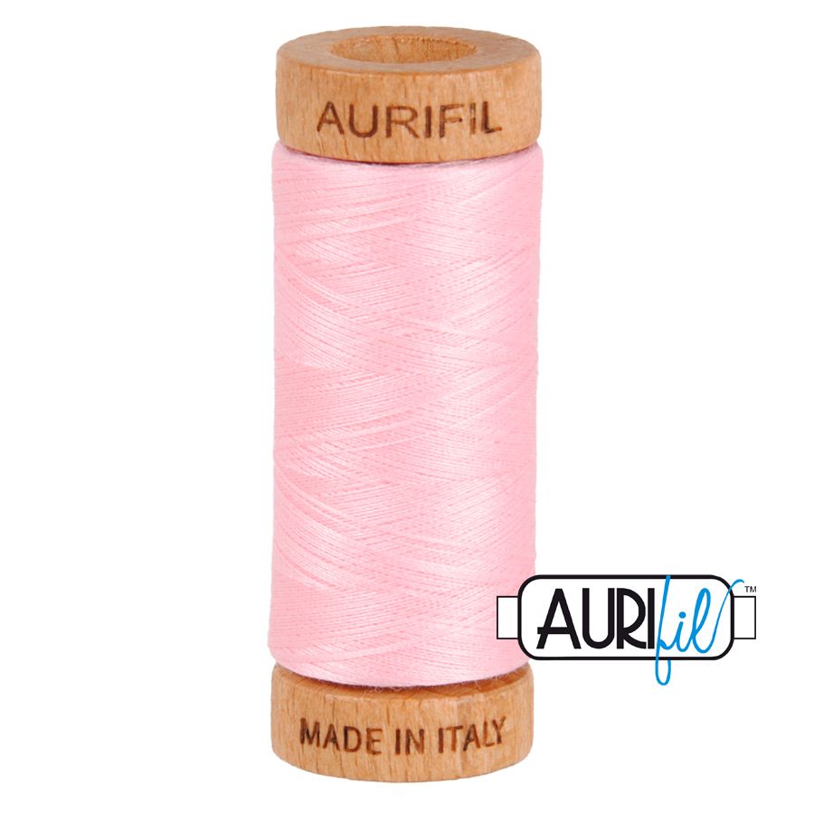 Aurifil Cotton 80wt - 2423 Baby Pink - 274 metres