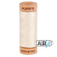 Aurifil Cotton 80wt - 2309 Silver White - 274 metres