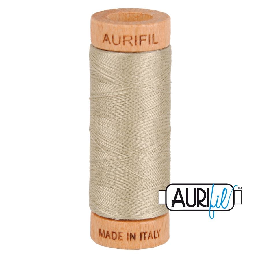 Aurifil Cotton 80wt - 2324 Stone - 274 metres