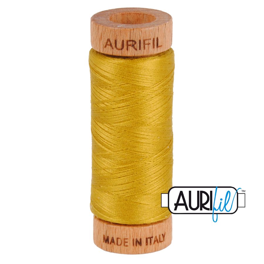 Aurifil Cotton 80wt - 5022 Mustard - 274 metres