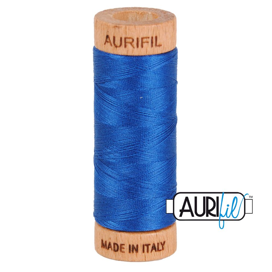 Aurifil Cotton 80wt, 2740 Dark Cobalt