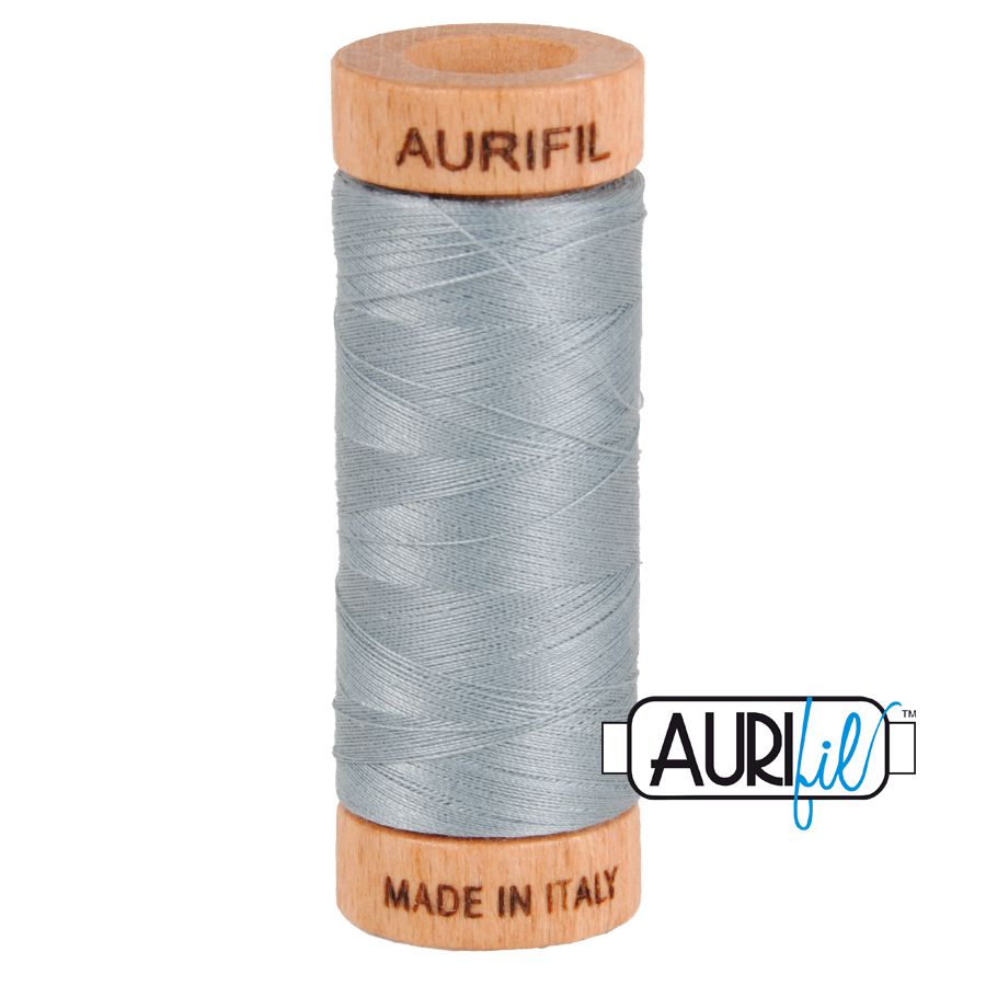 Aurifil Cotton 80wt, 2610 Light Blue Grey