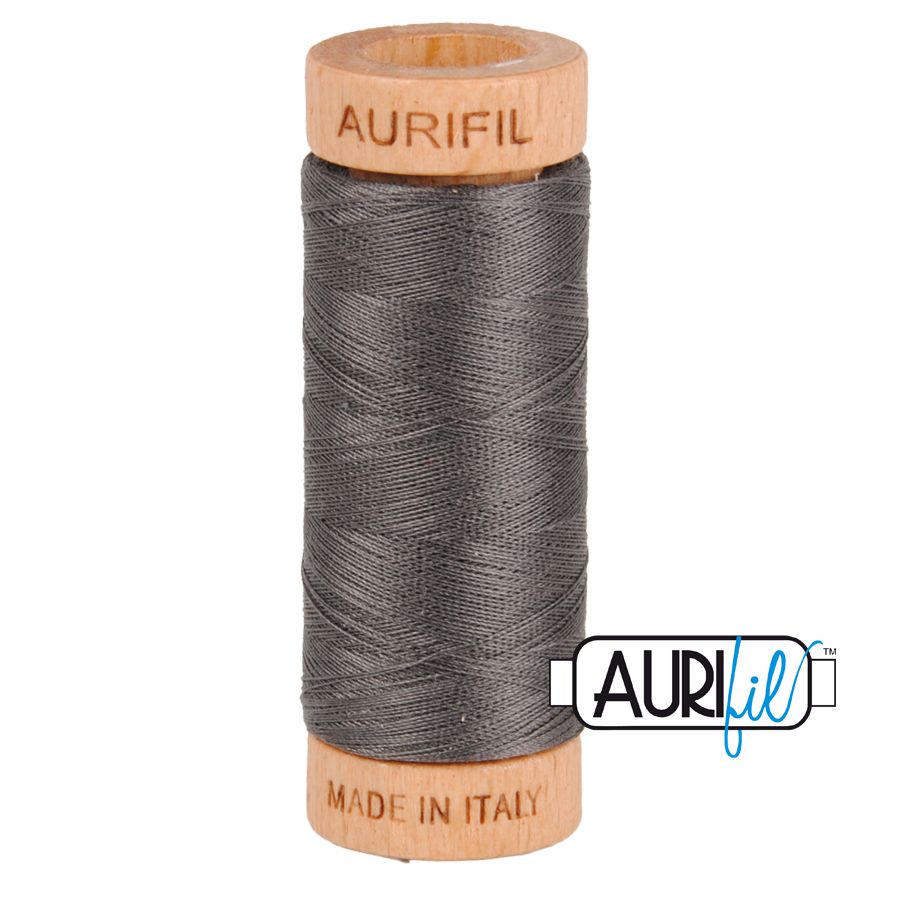Aurifil Cotton 80wt - 2630 Dark Pewter - 274 metres