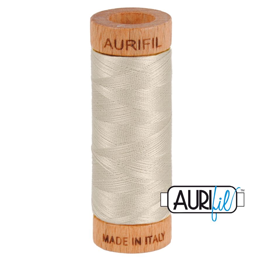 Aurifil Cotton 80wt - 6725 Moondust - 274 metres