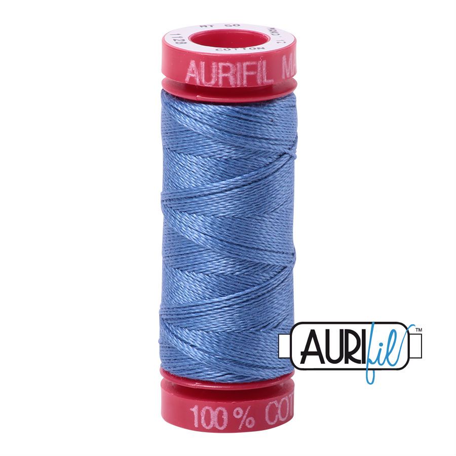 Aurifil Cotton 12wt, 1128 Light Blue Violet