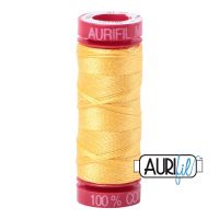 Aurifil Cotton 12wt - 1135 Pale Yellow - 50 metres