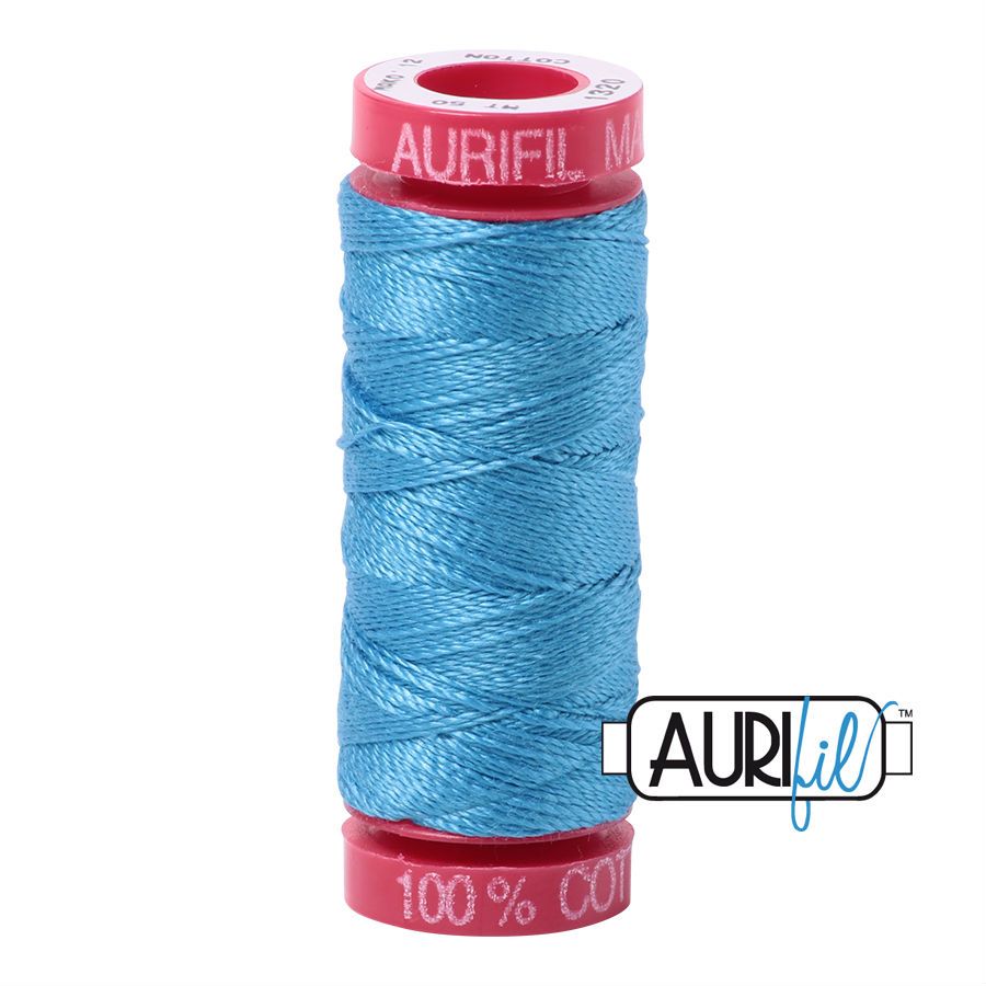 Aurifil Cotton 12wt - 1320 Bright Teal - 50 metres