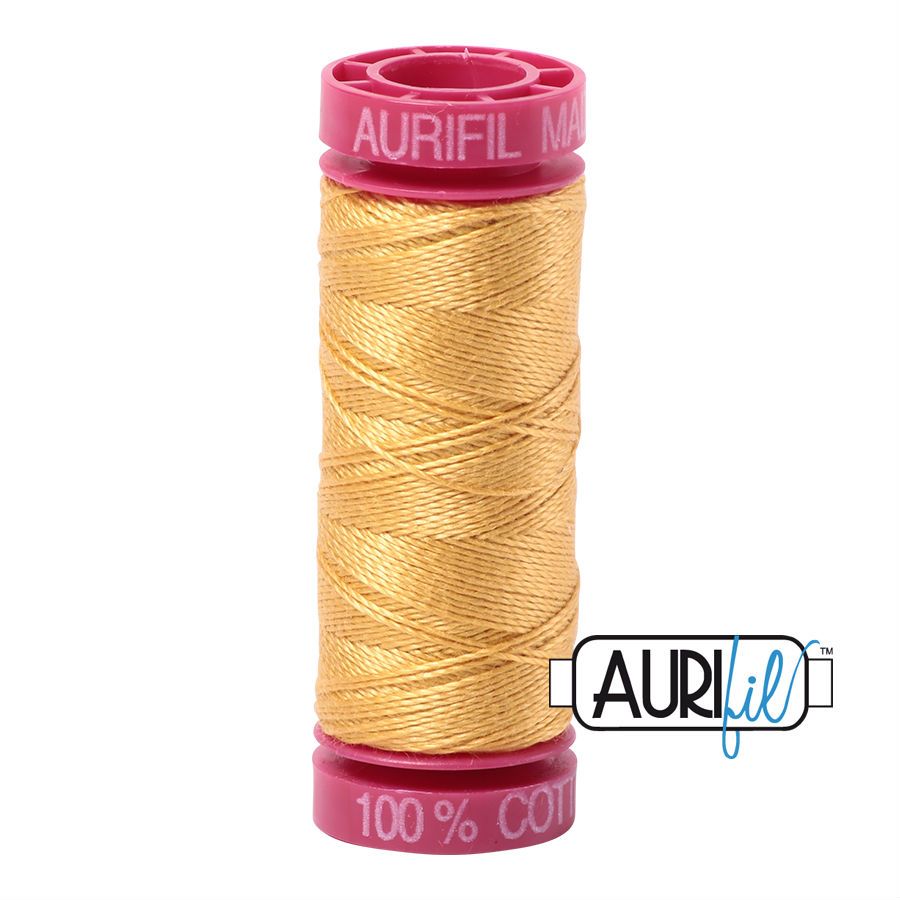 Aurifil Cotton 12wt, 2134 Spun Gold