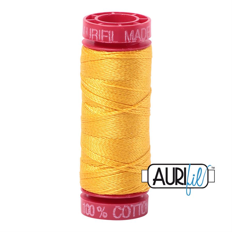Aurifil Cotton 12wt - 2135 Yellow - 50 metres