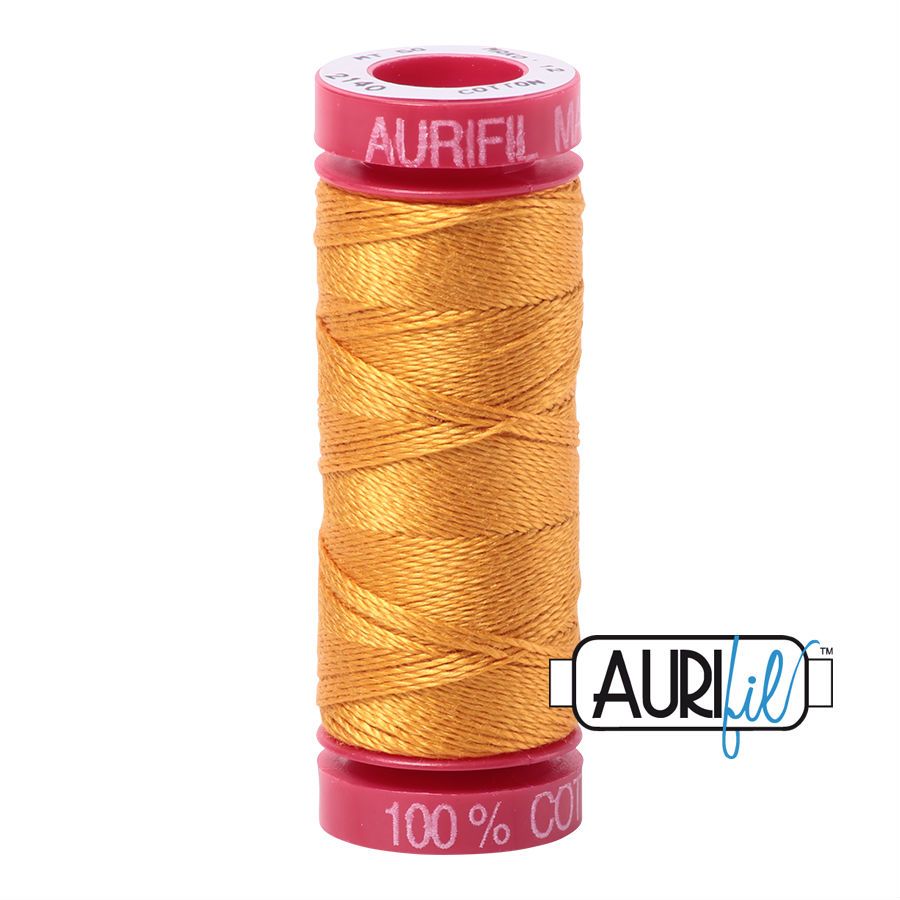 Aurifil Cotton 12wt - 2140 Orange Mustard - 50 metres